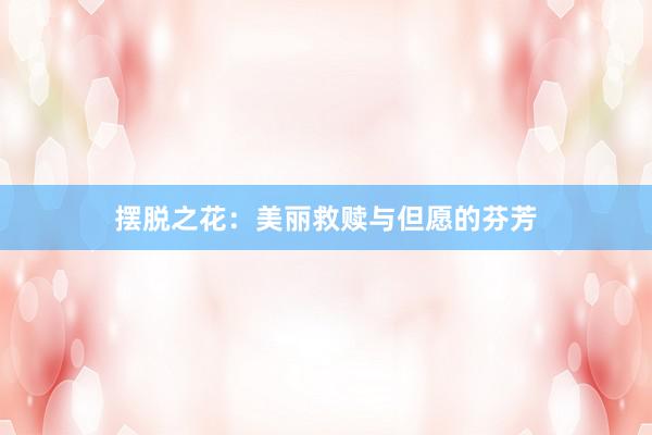 摆脱之花：美丽救赎与但愿的芬芳